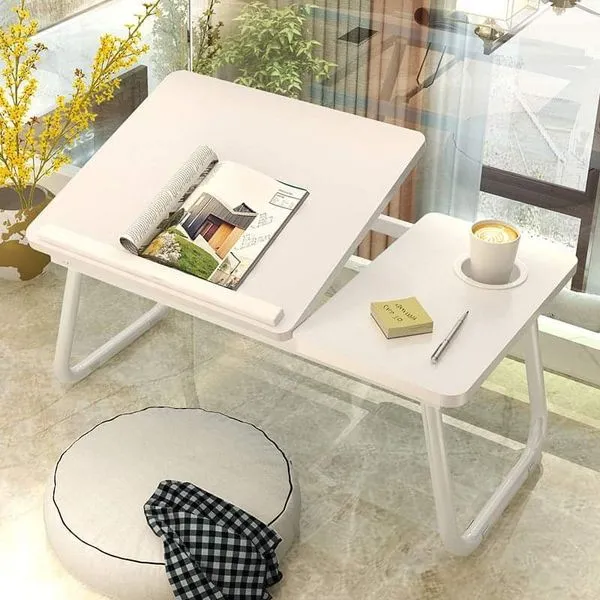 Foldable Double Head Laptop Table