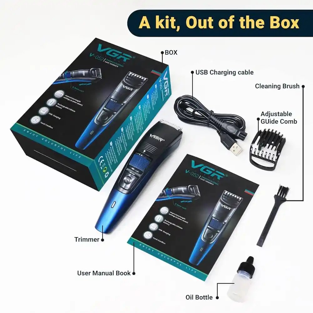 VGR V-052 Trimmer Hair Clipper & Beard Trimmer