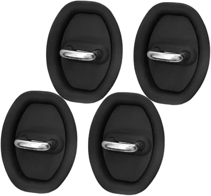 4 Pcs  Silicon  Car Door Lock Protective Cover
