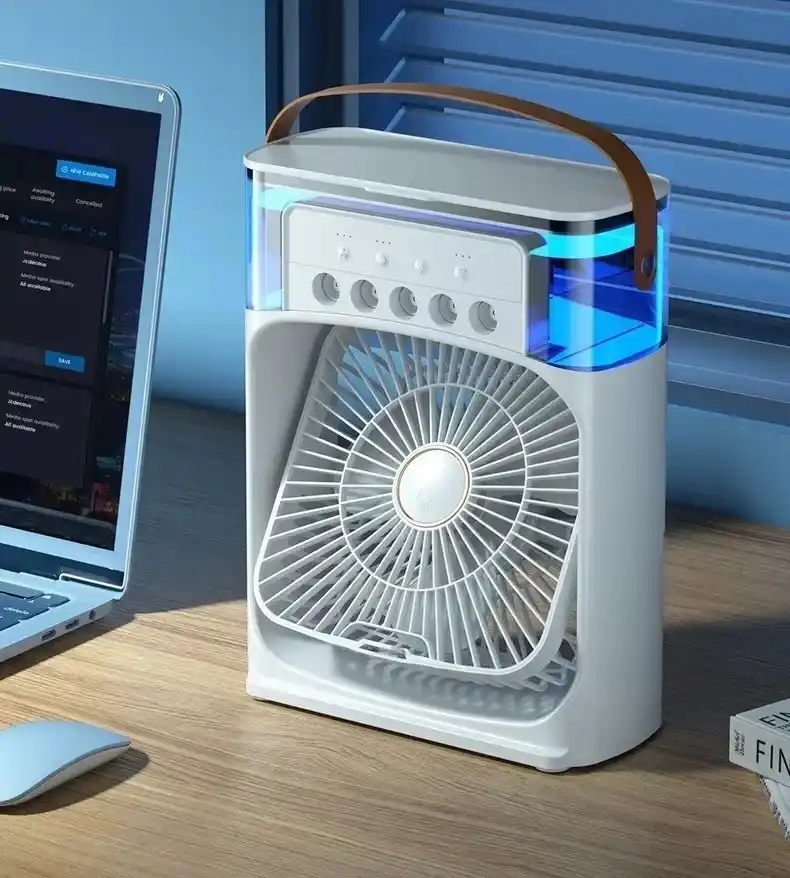 Mini air Cooler fan Get Free 20000 mah Battery