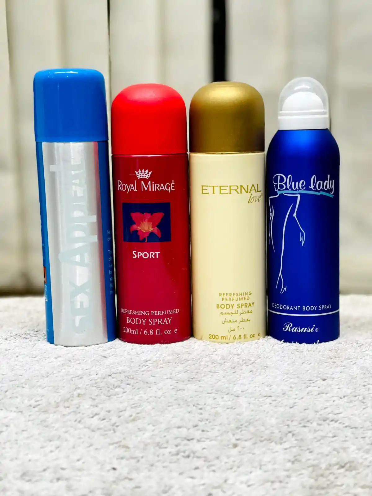 Premium 4 pcs Body Spray Combo(এখনি অর্ডার করলে পাবেন ( ঈদ অফার হোমডেলিভারি চার্জ ফ্রী)